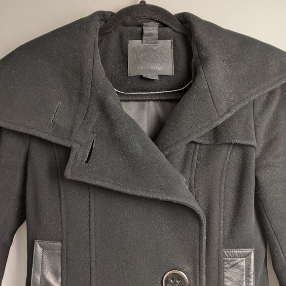 Mackage wool cashmere blend pea coat - Picture 4 of 16
